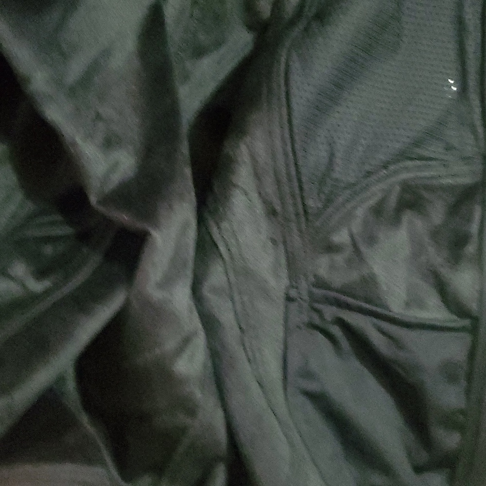 Double Diamond Black Floral Rose Zip Front Softshell Fleece Lined Jacket Size S - Picture 11 of 11
